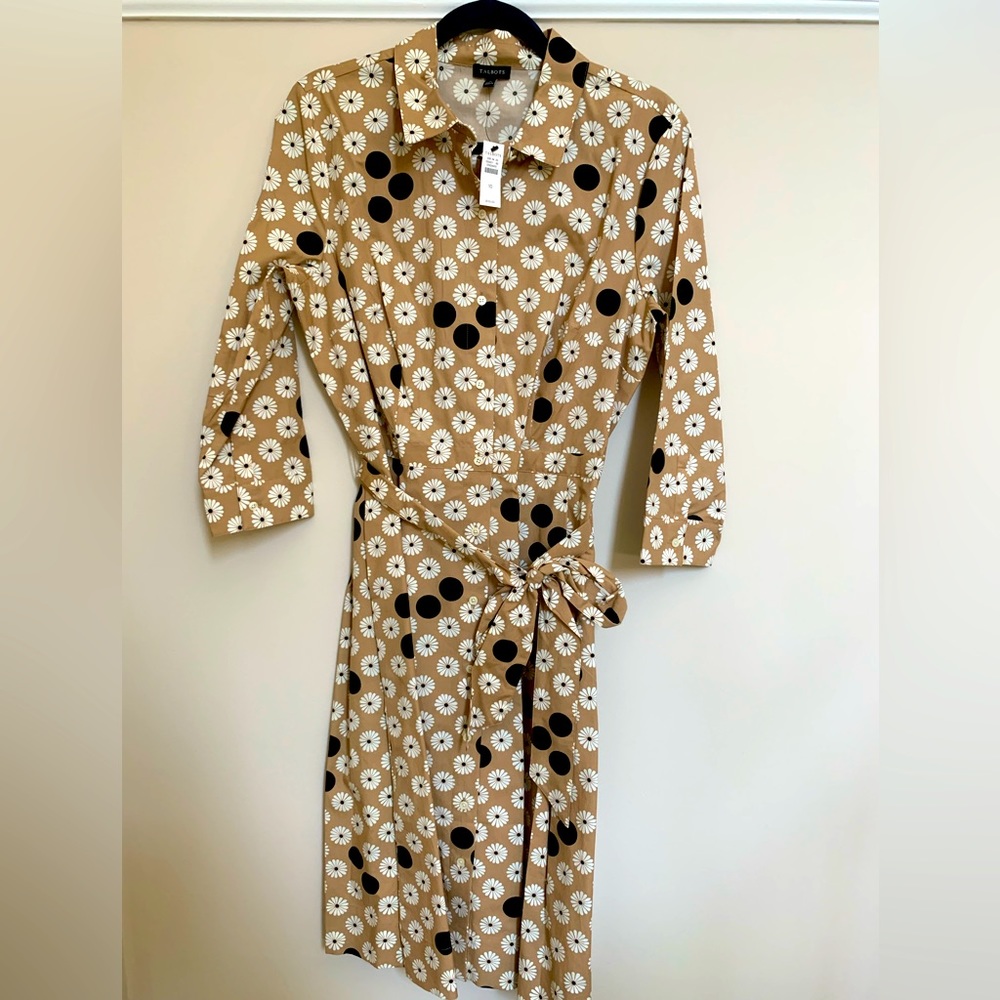 Cotton dress by  Talbots in size 10. Unlined. Size 10